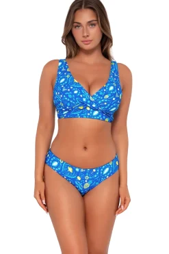 Plus Size|Underwire<Sunsets Pineapple Grove Elsie Top