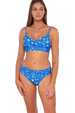 Wire-Free<Sunsets Pineapple Grove Lyla Bralette Top