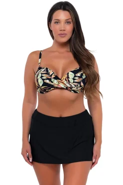 Plus Size|Underwire<Sunsets Retro Retreat Crossroads Underwire Top