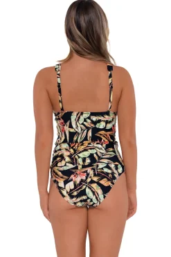 Plus Size|Underwire<Sunsets Retro Retreat Elsie Tankini Top