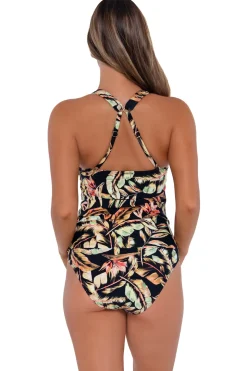 Plus Size|Underwire<Sunsets Retro Retreat Elsie Tankini Top