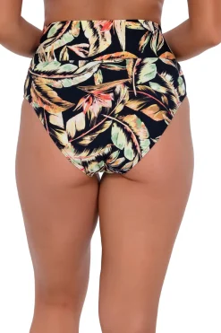 Plus Size|High-Waist<Sunsets Retro Retreat Hannah High Waist Bottom