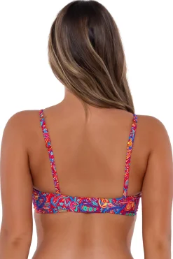 Plus Size|Underwire<Sunsets Rue Paisley Crossroads Underwire Top