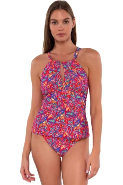 Wire-Free|Tankinis<Sunsets Rue Paisley Mia Tankini Top
