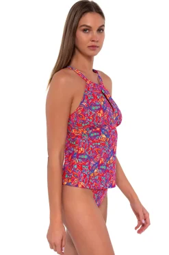 Wire-Free|Tankinis<Sunsets Rue Paisley Mia Tankini Top