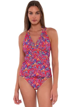 Wire-Free|Tankinis<Sunsets Rue Paisley Mia Tankini Top