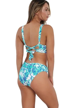 Plus Size|Bikini Bottoms<Sunsets Sea Breeze Sandbar Rib Unforgettable Bottom
