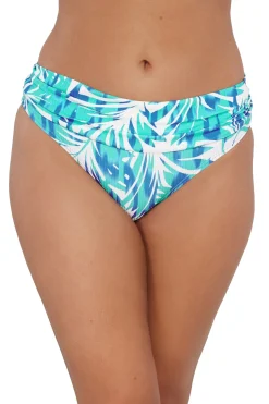 Plus Size|Bikini Bottoms<Sunsets Sea Breeze Sandbar Rib Unforgettable Bottom