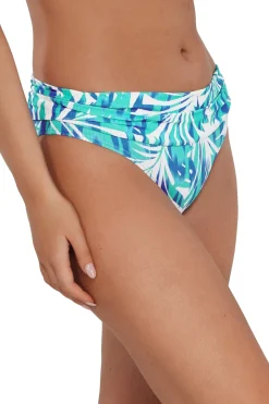 Plus Size|Bikini Bottoms<Sunsets Sea Breeze Sandbar Rib Unforgettable Bottom