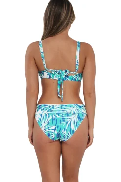 Plus Size|Underwire<Sunsets Sea Breeze Sandbar Rib Vienna V-Wire Top