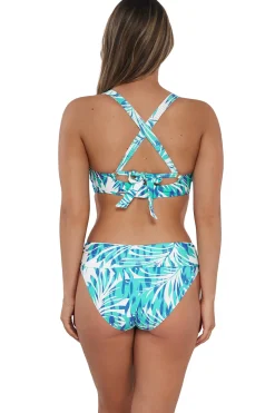 Plus Size|Underwire<Sunsets Sea Breeze Sandbar Rib Vienna V-Wire Top
