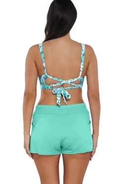 Plus Size|Underwire<Sunsets Sea Breeze Sandbar Rib Elsie Top