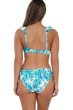 Plus Size|Wire-Free<Sunsets Sea Breeze Sandbar Rib Willa Wireless Top