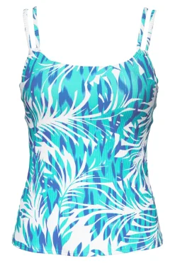 Plus Size|Underwire<Sunsets Sea Breeze Sandbar Rib Taylor Tankini Top