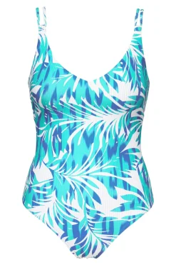 Classic<Sunsets Sea Breeze Sandbar Rib Veronica One Piece