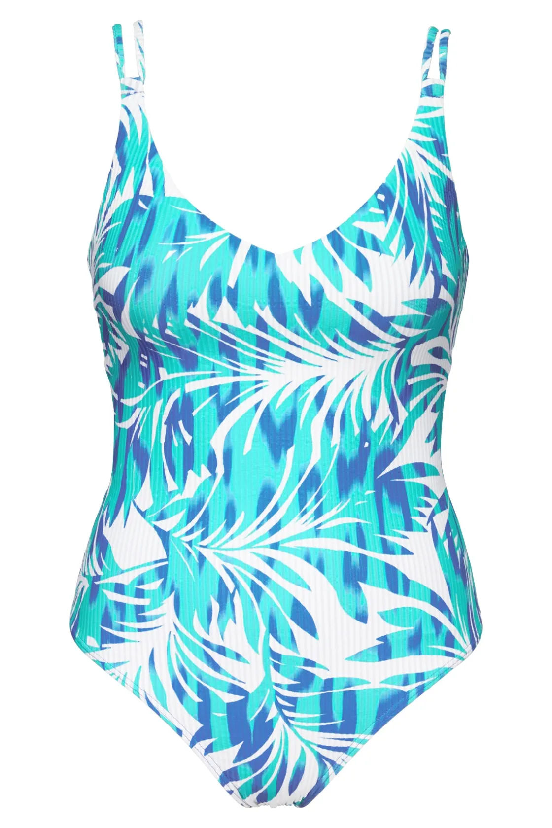 Classic<Sunsets Sea Breeze Sandbar Rib Veronica One Piece