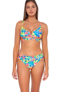 Plus Size|Bikini Bottoms<Sunsets Shoreline Petals Unforgettable Bottom