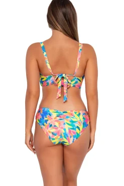 Plus Size|Underwire<Sunsets Shoreline Petals Vienna V-Wire Top