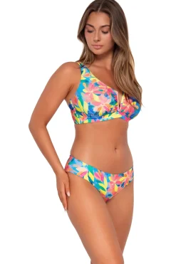 Plus Size|Underwire<Sunsets Shoreline Petals Vienna V-Wire Top