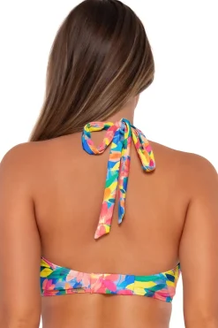 Plus Size|Underwire<Sunsets Shoreline Petals Vienna V-Wire Top