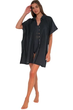 Cover-Ups<Sunsets Slate Shore Thing Tunic