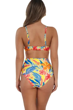 Plus Size|High-Waist<Sunsets Suncatcher Capri High Waist Bottom