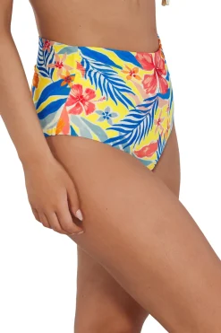 Plus Size|High-Waist<Sunsets Suncatcher Capri High Waist Bottom