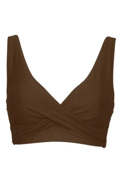 Plus Size|Bra-Sized<Sunsets Tiki Brown Elsie Top