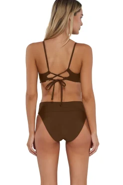 Wire-Free<Sunsets Tiki Brown Lyla Bralette Top