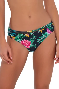 Low-Rise|Bikini Bottoms<Sunsets Twilight Blooms Audra Hipster Bottom