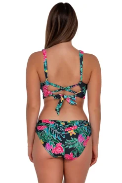 Plus Size|Underwire<Sunsets Twilight Blooms Elsie Top