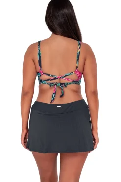 Plus Size|Underwire<Sunsets Twilight Blooms Elsie Top