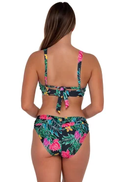 Plus Size|Underwire<Sunsets Twilight Blooms Vienna V-Wire Top
