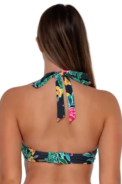 Plus Size|Underwire<Sunsets Twilight Blooms Vienna V-Wire Top
