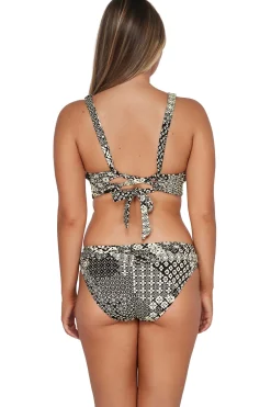 Plus Size|Underwire<Sunsets Venice Seagrass Texture Elsie Top