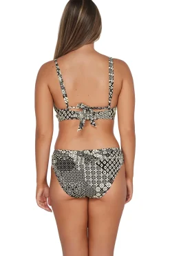 Plus Size|Underwire<Sunsets Venice Seagrass Texture Vienna V-Wire Top