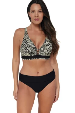 Plus Size|Underwire<Sunsets Venice Seagrass Texture Danica Top