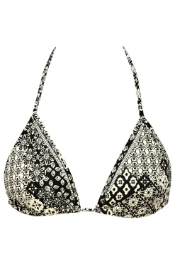 Wire-Free|Bikini Tops<Sunsets Venice Seagrass Texture Laney Triangle Top