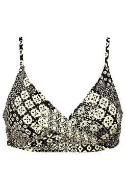Wire-Free<Sunsets Venice Seagrass Texture Lyla Bralette Top