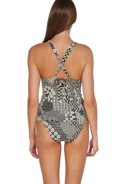 Wire-Free|Tankinis<Sunsets Venice Seagrass Texture Mia Tankini Top