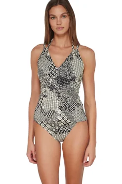 Wire-Free|Tankinis<Sunsets Venice Seagrass Texture Mia Tankini Top