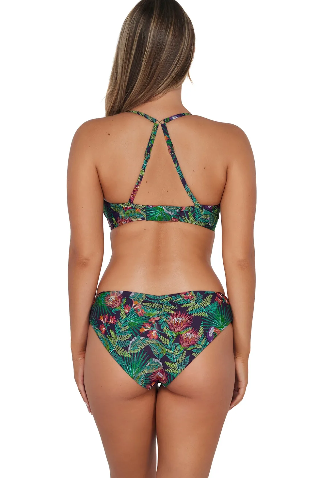 Low-Rise|Bikini Bottoms<Sunsets Welcome To Rio Alana Reversible Hipster Bottom