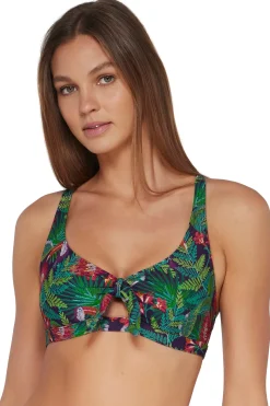 Wire-Free|Bikini Tops<Sunsets Welcome To Rio Brandi Bralette Top