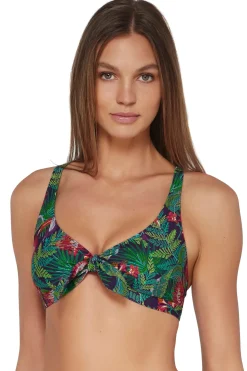 Wire-Free|Bikini Tops<Sunsets Welcome To Rio Brandi Bralette Top