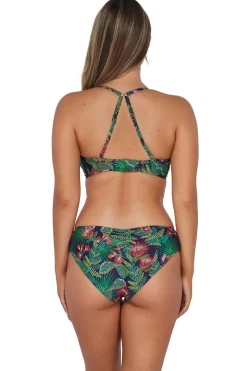 Plus Size|Underwire<Sunsets Welcome To Rio Crossroads Underwire Top