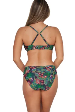 Plus Size|High-Waist<Sunsets Welcome To Rio Hannah High Waist Bottom