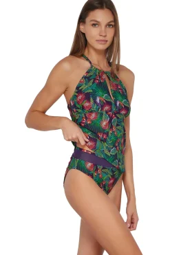 Wire-Free|Tankinis<Sunsets Welcome To Rio Mia Tankini Top