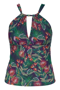 Wire-Free|Tankinis<Sunsets Welcome To Rio Mia Tankini Top