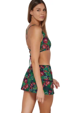 Plus Size<Sunsets Welcome To Rio Sporty Swim Skirt Bottom