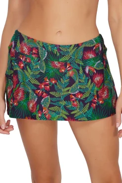 Plus Size<Sunsets Welcome To Rio Sporty Swim Skirt Bottom